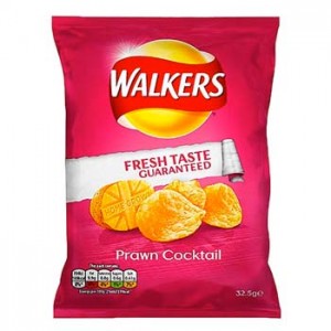 Walkers Prawn Cocktail Crisps 32.5g - www.britishsweets.com.au