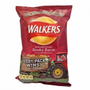 Walkers Smoky Bacon Crisps -32.5g