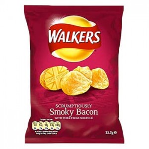Walkers Smoky Bacon Crisps -32.5g