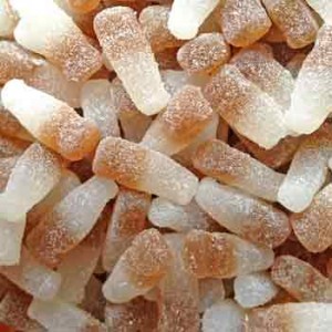 Fizzy Cola Bottles - 100g - www.britishsweets.com.au