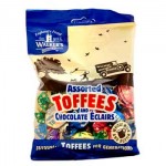 Walkers Assorted Toffees & Chocolate Eclairs - 150g Bag - Best Before: 08.01.27