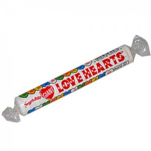 Swizzels Giant Love Hearts Roll 39g