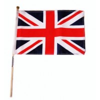 British - Union Jack - Hand Waver Flag (15x23cm) (6x9") British - Union Jack - Hand Waver Flag (15x23cm) (6x9")